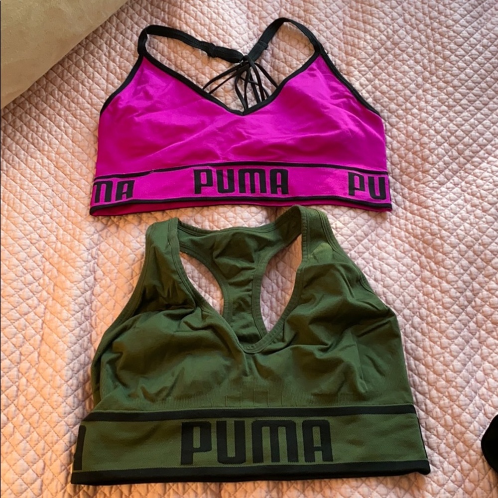 2 puma sports bras size large
